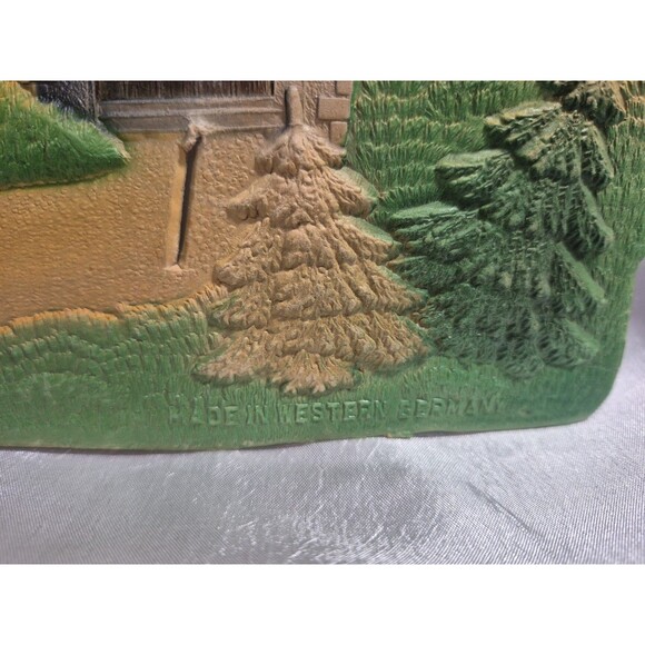 12" Large Antique German Valentine's Day Wall Decor Bird Heart Sealed Envelope - Picture 7 of 16